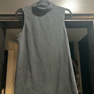 Torrid Black Sleeveless Turtleneck Tank Top